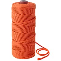 FORMIZON Macrame Cuerda- 3 x 100m Cuerda Algodón- Cordón Hilo de Algodón Natural Colgante de Pared de Macramé- Bricolaje…